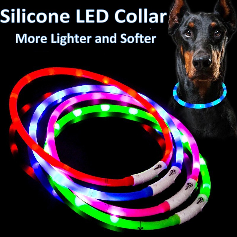 Tech Dog Accessories - Силиконовый ошейник для собаки, перезаряжаемый, 3