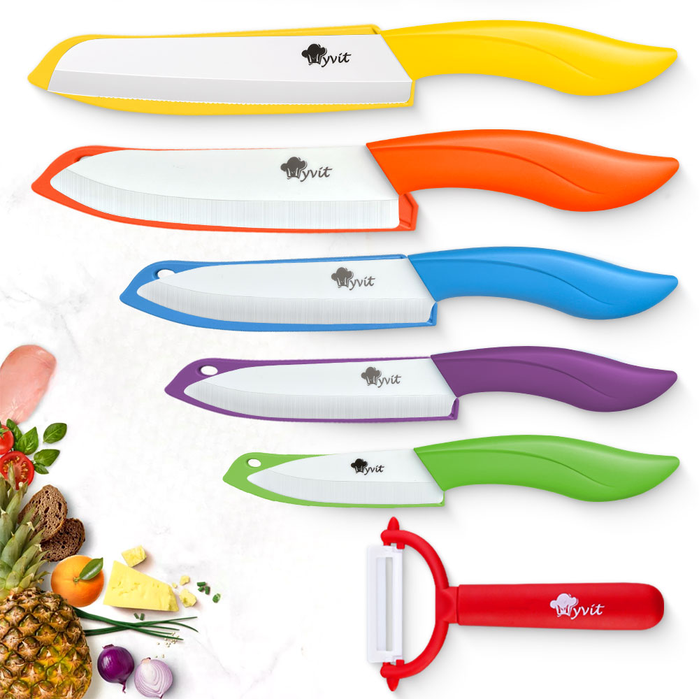 High Tech Kitchen Accessories - Набор керамических ножей для кухни: 3,
