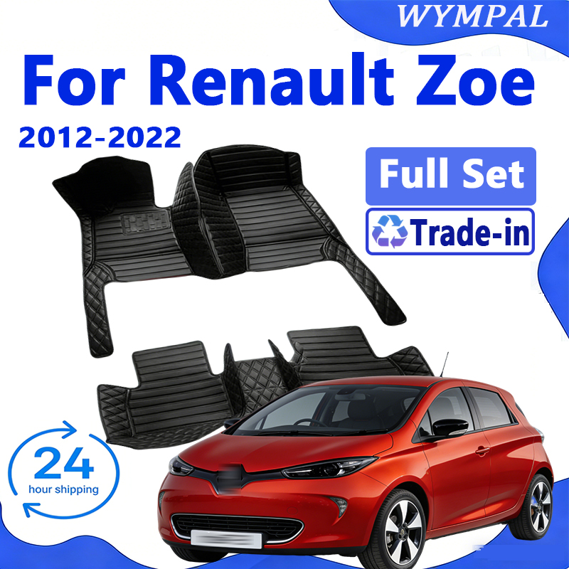 Tech Accessories Luxury - Кожаные автомобильные коврики для Renault Zoe