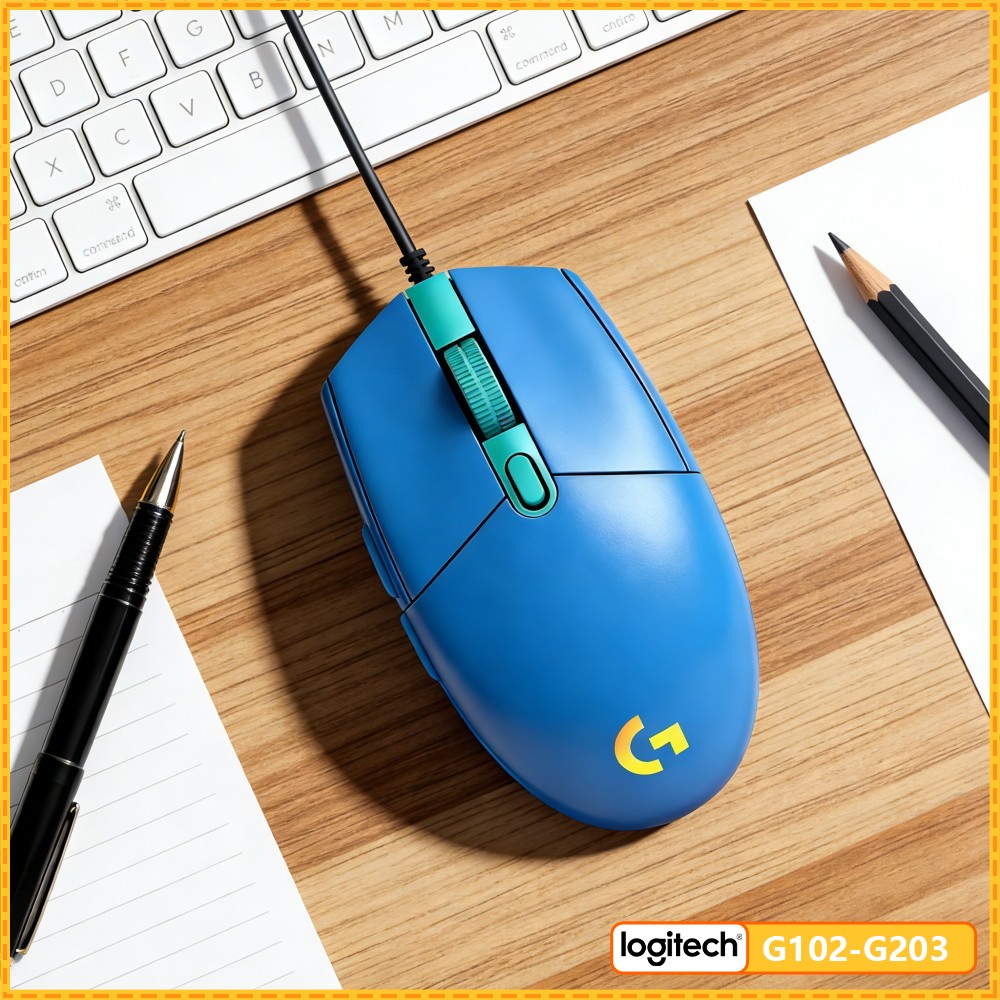 Logitech Mouse G203 - Мышь Logitech G203 G102, проводная, USB,