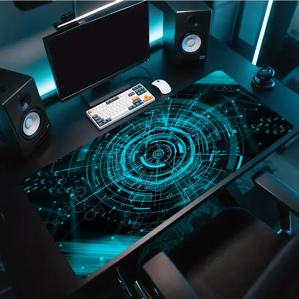 Tech Accessories For Home Office - Большой игровой коврик для мыши Blue