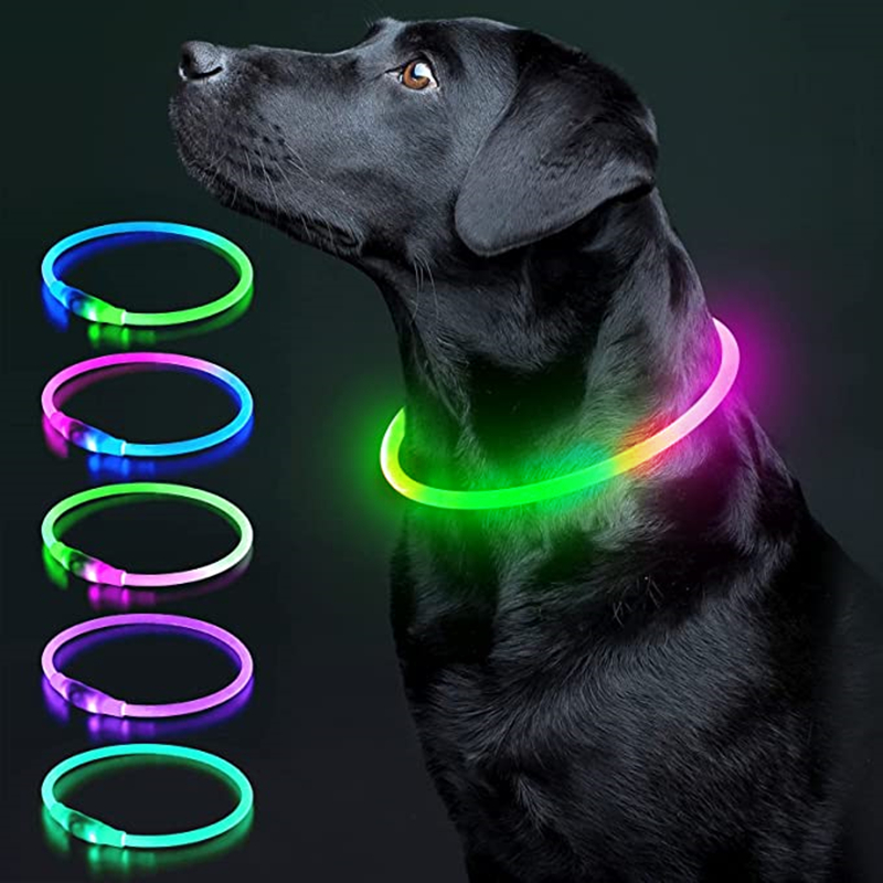 Tech Dog Accessories - Светящийся ошейник для собак, ожерелье с