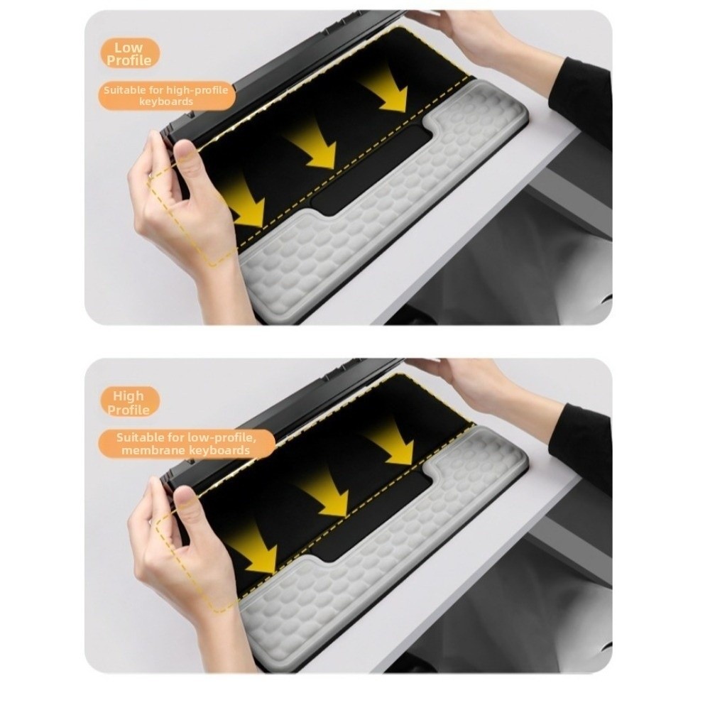 Keyboard Wrist Pad Leather - Подставка для компьютерной клавиатуры с наклоном,