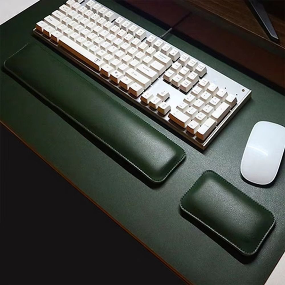 Прочный портативный кожаный ко – обзор и цена Keyboard Wrist Pad Leather