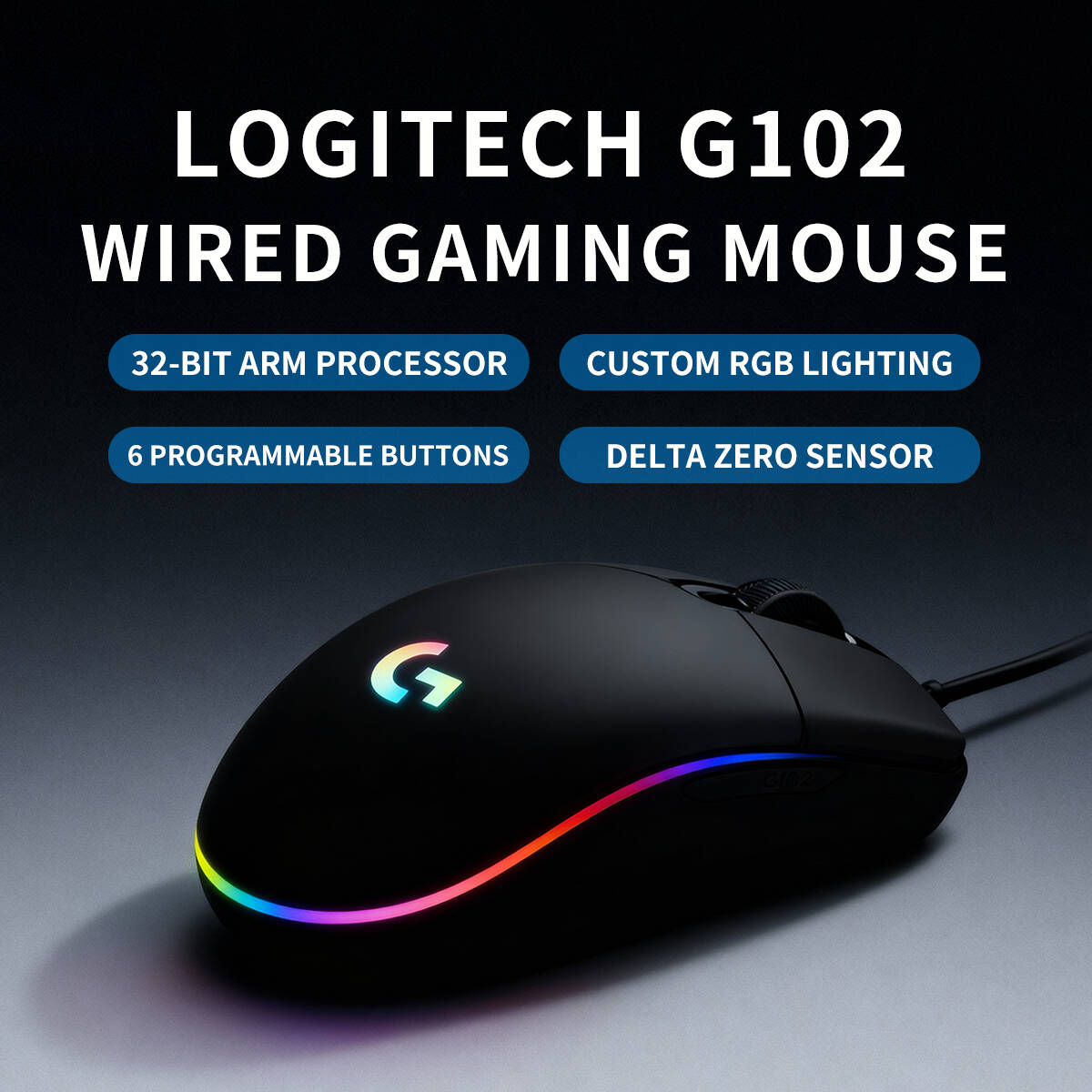 Мышь Logitech G203 G102, прово – обзор и цена Logitech Mouse G203