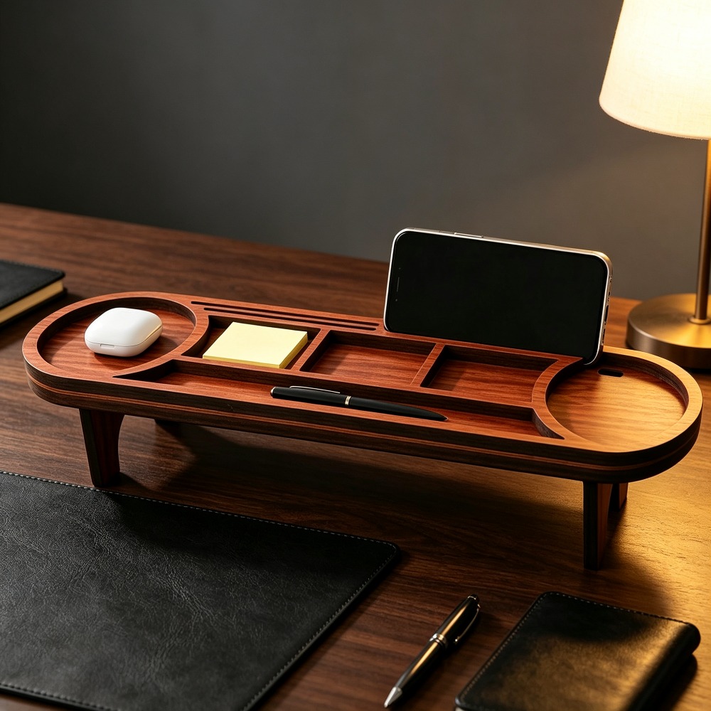 Деревянный органайзер для стол – обзор и цена Tech Accessories For Office Desk