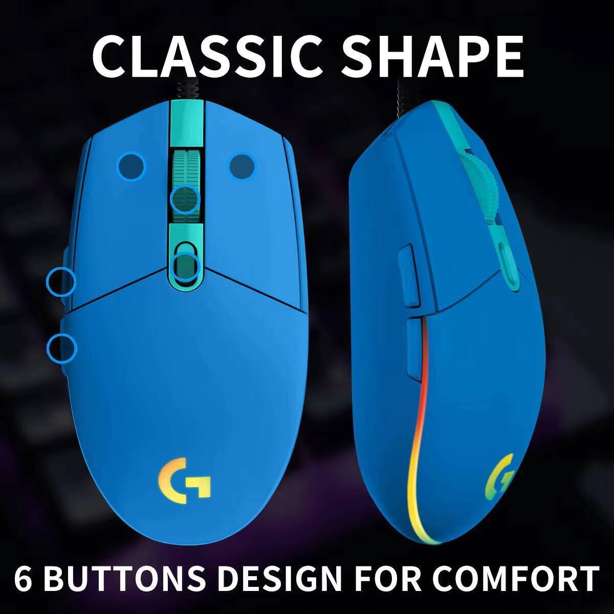 Игровая мышь Logitech G203 про – обзор и цена Logitech Mouse G203