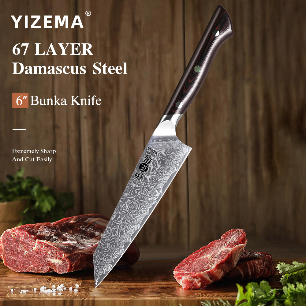 Нож YIZEMA 6 дюймов, бунка, вы – обзор и цена High Tech Kitchen Accessories