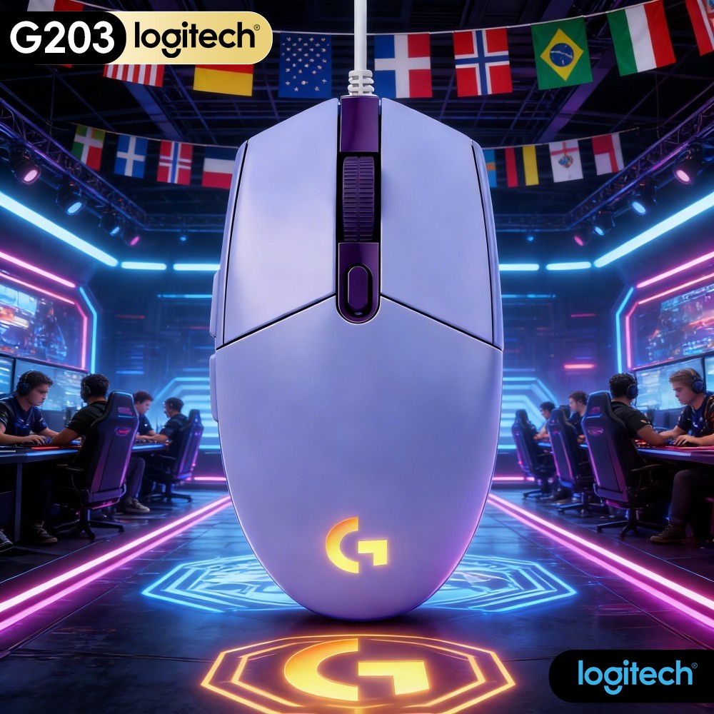 Проводная игровая мышь Logitec – обзор и цена Logitech Mouse G203